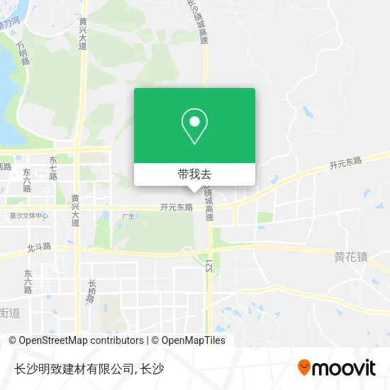 长沙明致建材有限公司地图