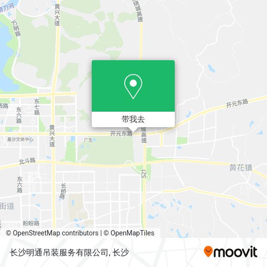 长沙明通吊装服务有限公司地图