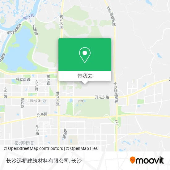 长沙远桥建筑材料有限公司地图