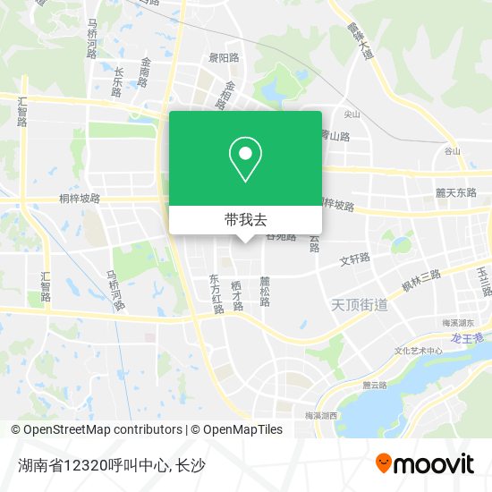 湖南省12320呼叫中心地图