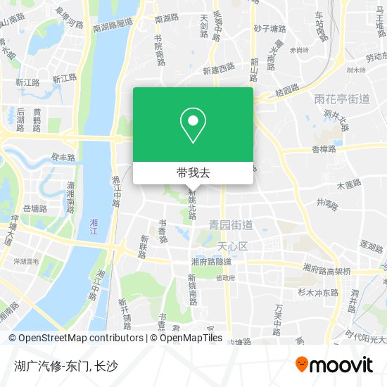 湖广汽修-东门地图