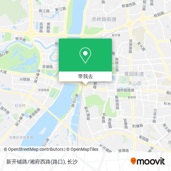 新开铺路/湘府西路(路口)地图