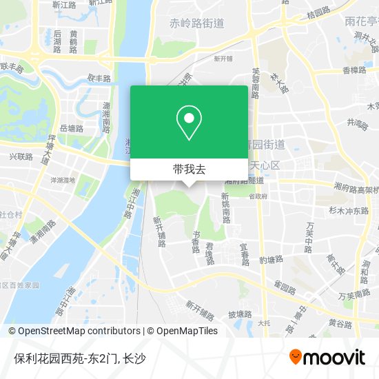 保利花园西苑-东2门地图