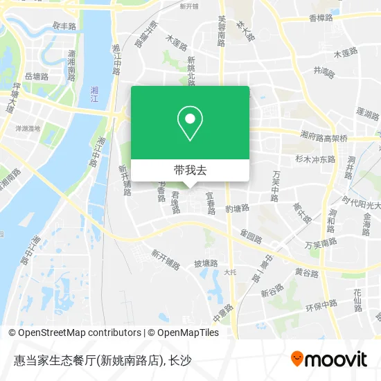 惠当家生态餐厅(新姚南路店)地图