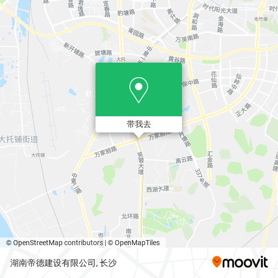 湖南帝德建设有限公司地图