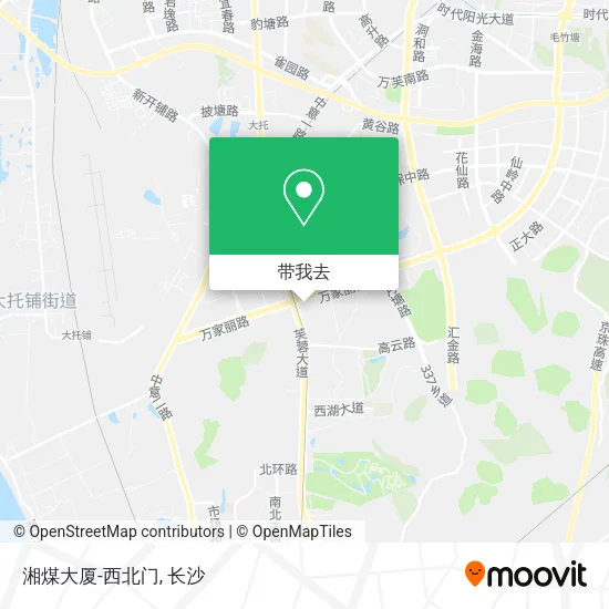 湘煤大厦-西北门地图