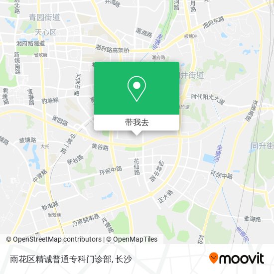 雨花区精诚普通专科门诊部地图
