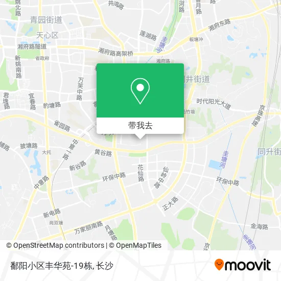 鄱阳小区丰华苑-19栋地图