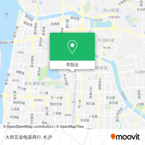大和五金电器商行地图