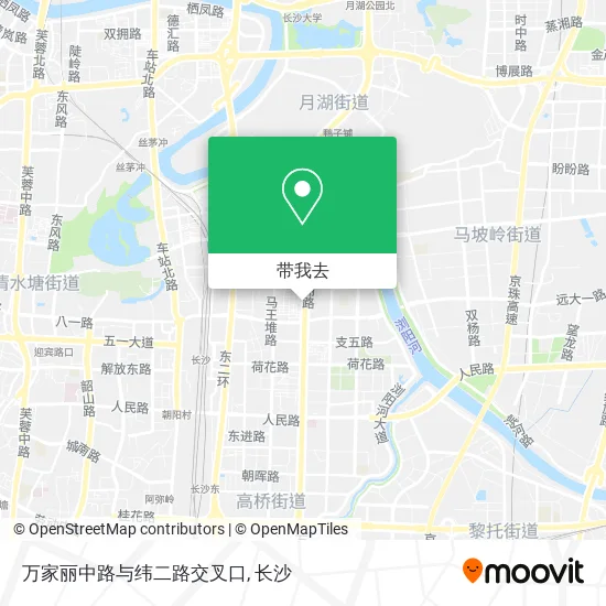 万家丽中路与纬二路交叉口地图
