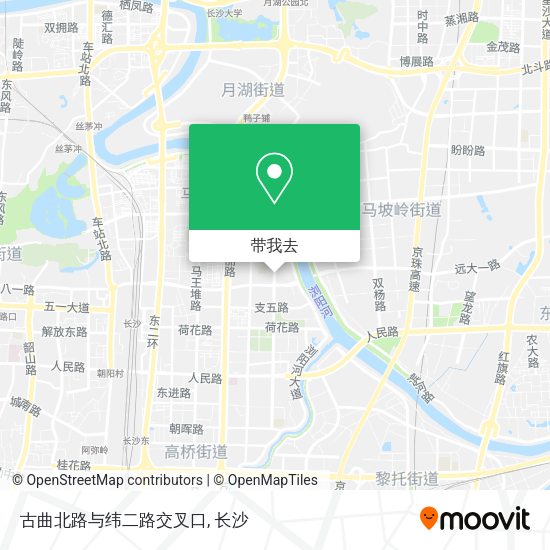 古曲北路与纬二路交叉口地图