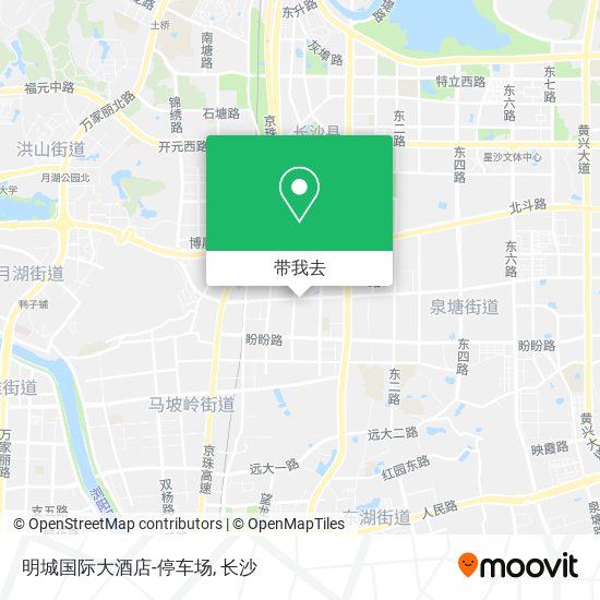 明城国际大酒店-停车场地图