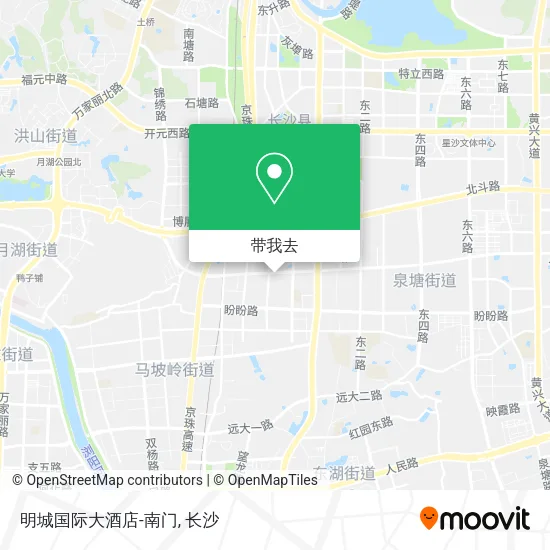 明城国际大酒店-南门地图