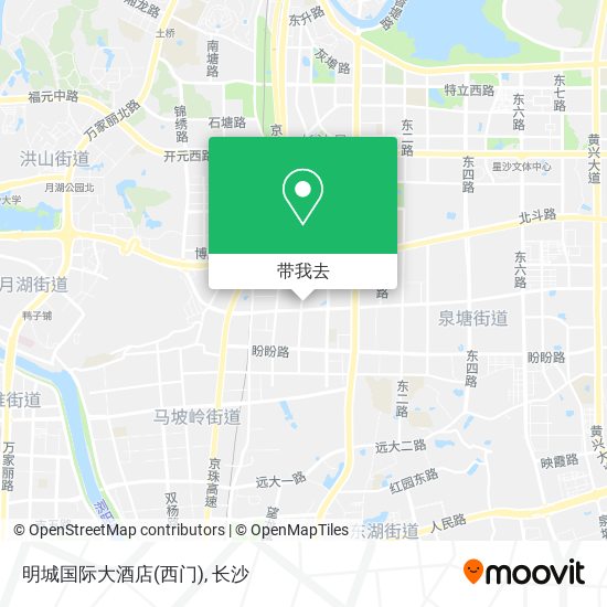 明城国际大酒店(西门)地图