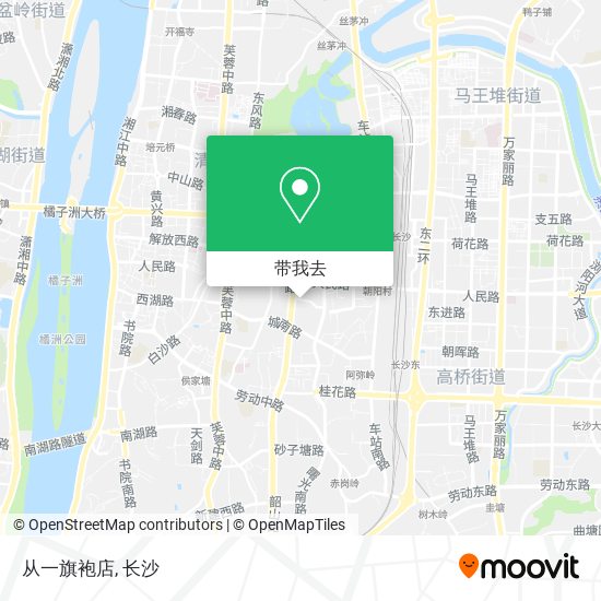 从一旗袍店地图