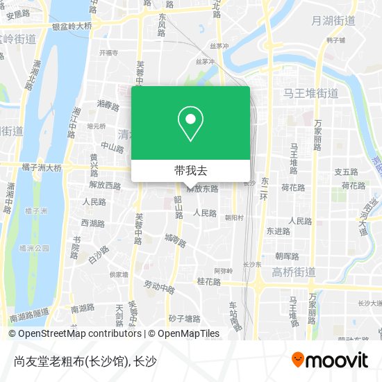 尚友堂老粗布(长沙馆)地图