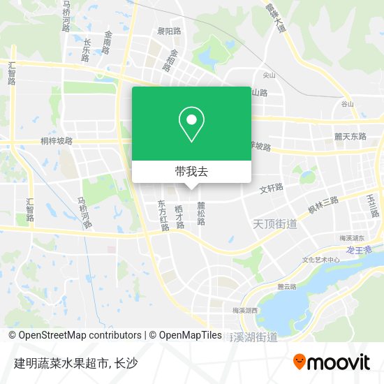 建明蔬菜水果超市地图