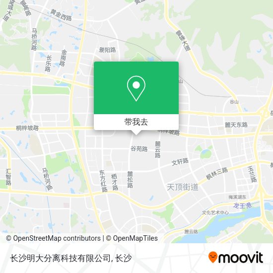 长沙明大分离科技有限公司地图