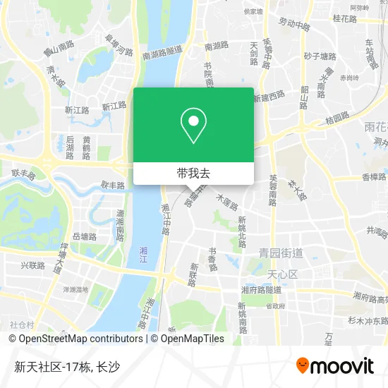新天社区-17栋地图