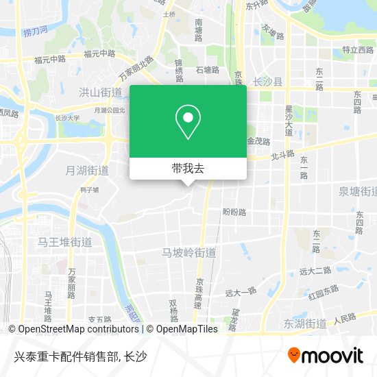 兴泰重卡配件销售部地图