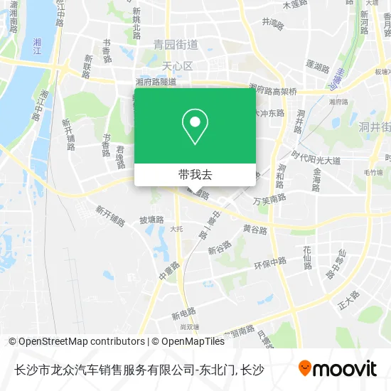 长沙市龙众汽车销售服务有限公司-东北门地图