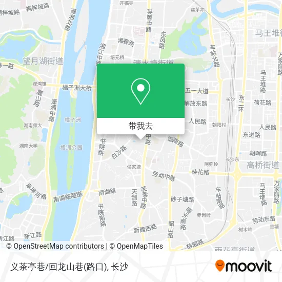 义茶亭巷/回龙山巷(路口)地图