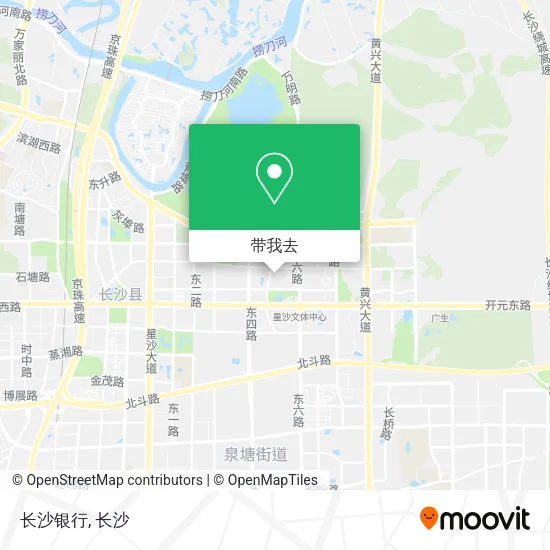 长沙银行地图
