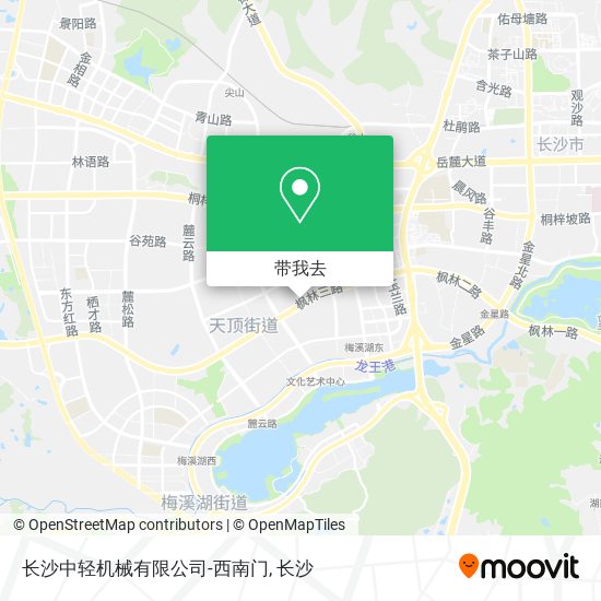 长沙中轻机械有限公司-西南门地图