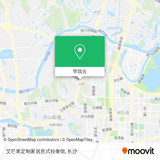 艾芒果定制家居意式轻奢馆地图