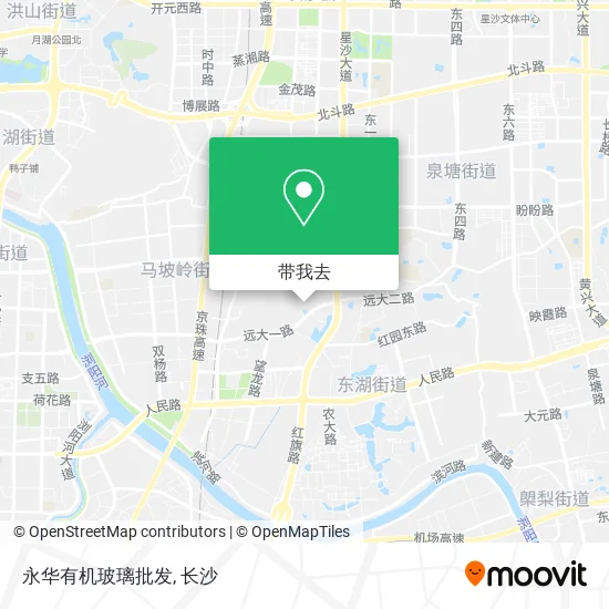 永华有机玻璃批发地图