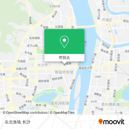 岳北渔场地图