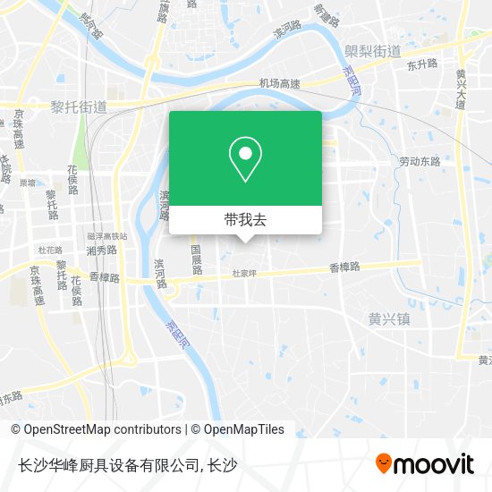 长沙华峰厨具设备有限公司地图