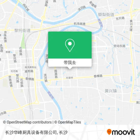 长沙华峰厨具设备有限公司地图