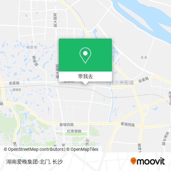 湖南爱晚集团-北门地图