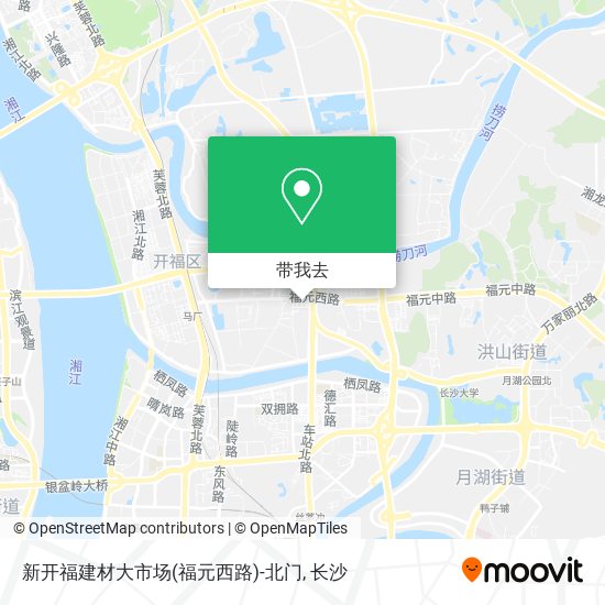 新开福建材大市场(福元西路)-北门地图