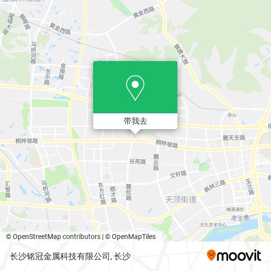 长沙铭冠金属科技有限公司地图