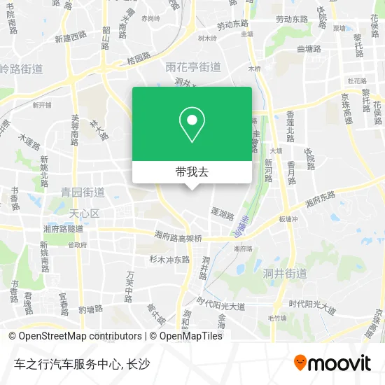 车之行汽车服务中心地图