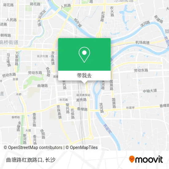 曲塘路红旗路口地图
