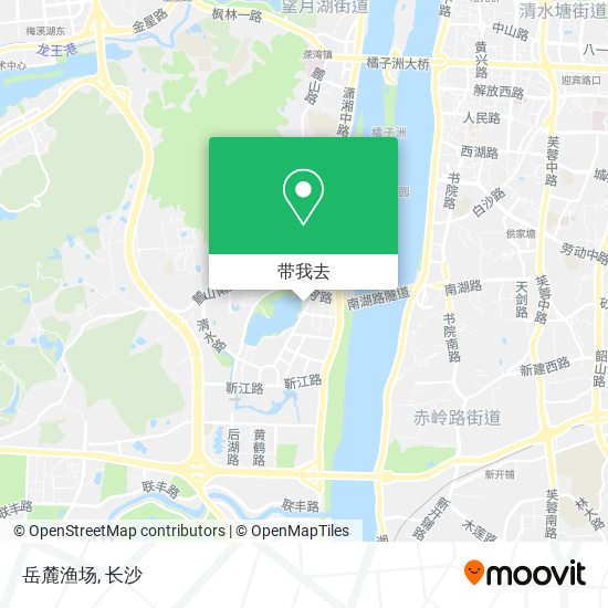 岳麓渔场地图