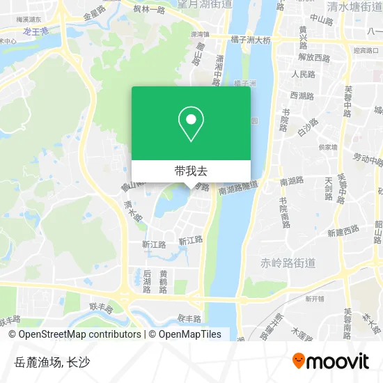 岳麓渔场地图