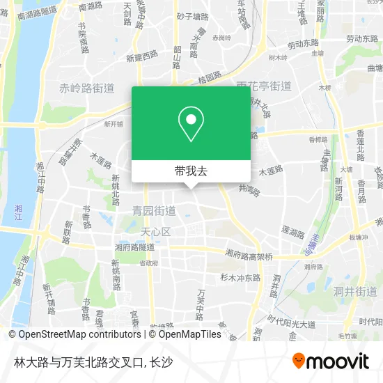 林大路与万芙北路交叉口地图