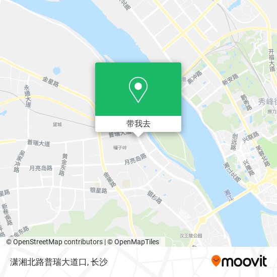 潇湘北路普瑞大道口地图
