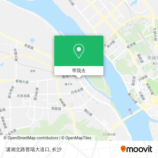 潇湘北路普瑞大道口地图