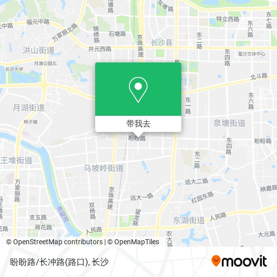 盼盼路/长冲路(路口)地图