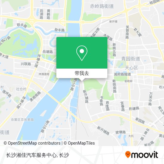 长沙湘佳汽车服务中心地图