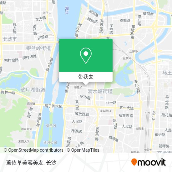 薰依草美容美发地图