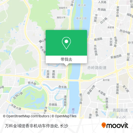 万科金域缇香非机动车停放处地图