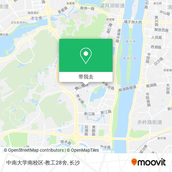 中南大学南校区-教工28舍地图