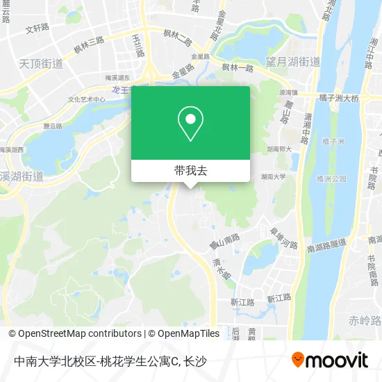 中南大学北校区-桃花学生公寓C地图