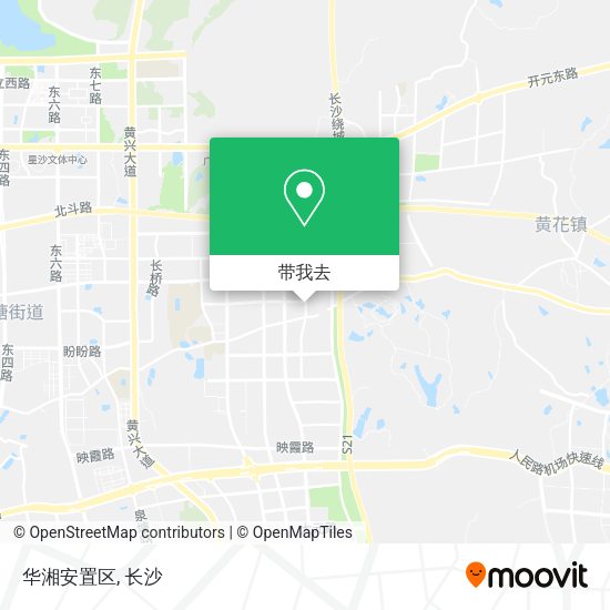华湘安置区地图